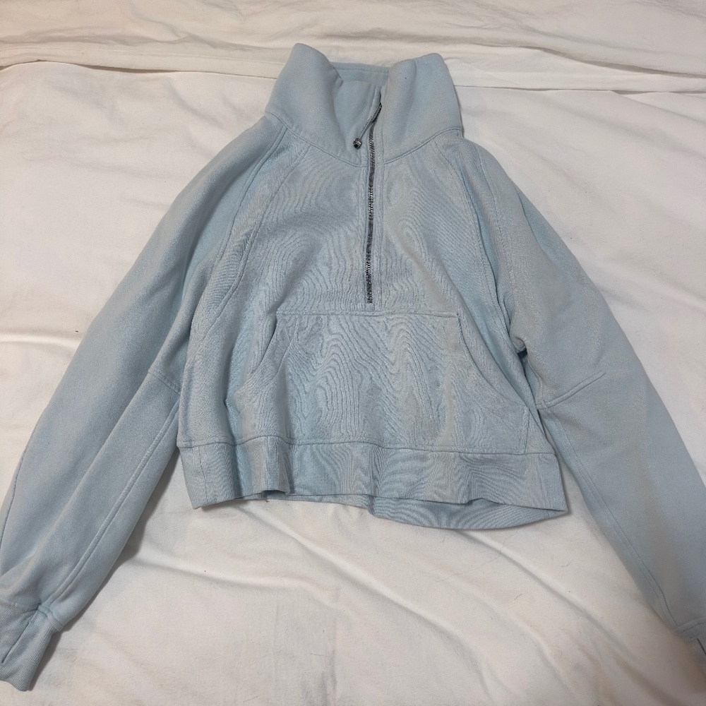 Scuba Oversized Funnel-Neck Half Zip